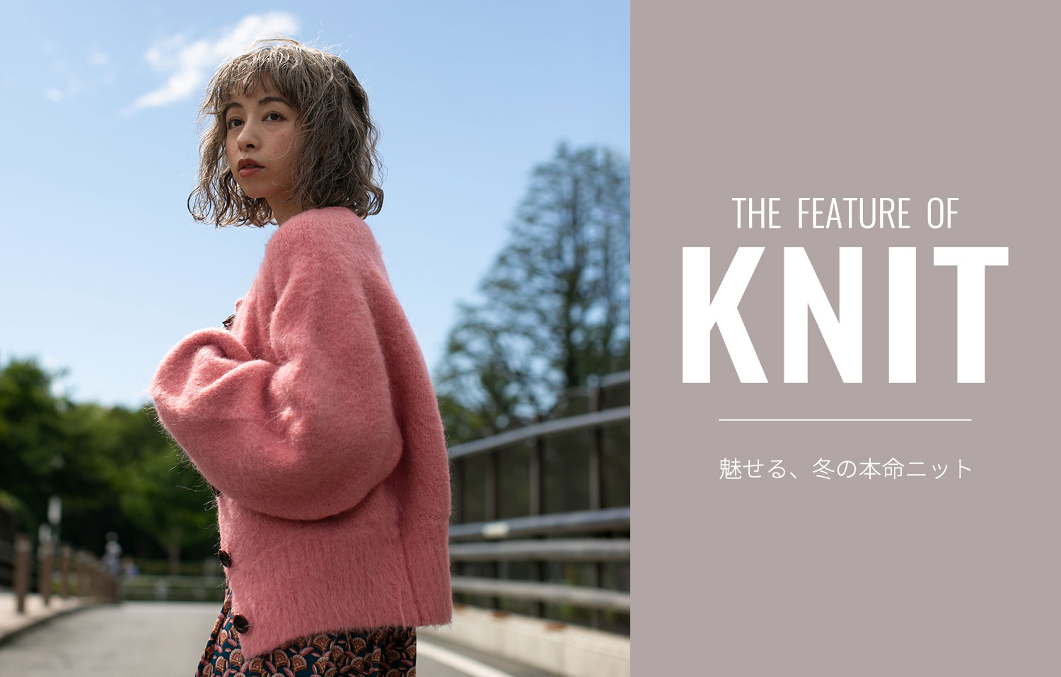 THE FEATURE OF KNIT 魅せる、冬の本命ニット | ROSE BUD (ローズ
