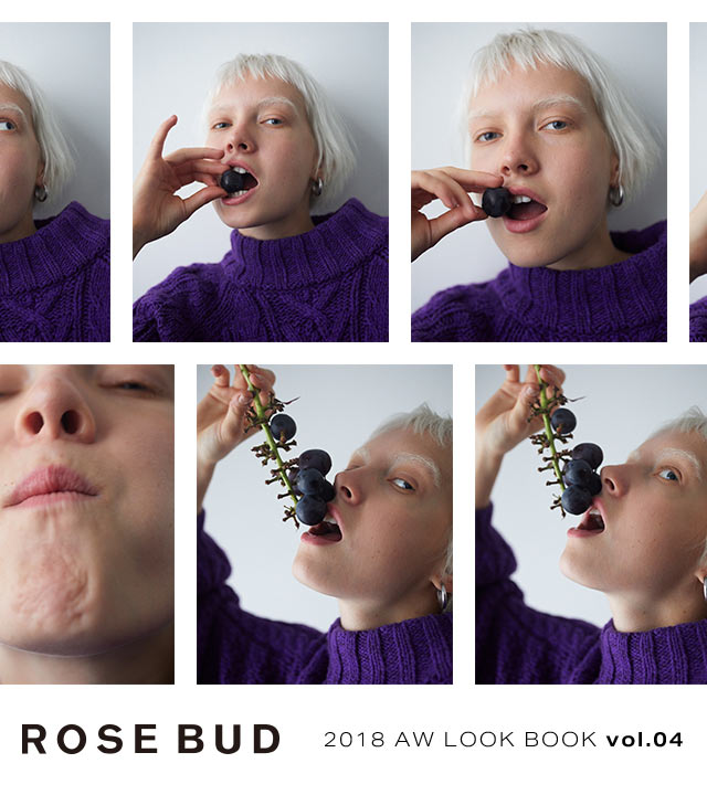 ROSE BUD 2018 AW LOOK BOOK vol.04